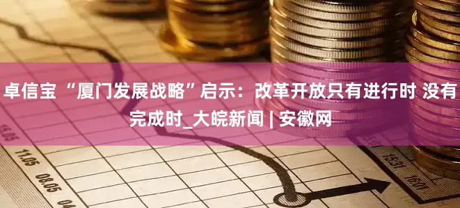 卓信宝 “厦门发展战略”启示：改革开放只有进行时 没有完成时_大皖新闻 | 安徽网