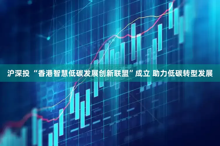 沪深投 “香港智慧低碳发展创新联盟”成立 助力低碳转型发展